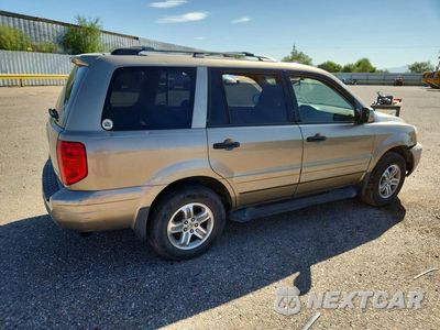 Trzecie zdjęcie samochodu z tyłu: 2005 HONDA PILOT EXL VIN:2HKYF18585H510467 - miniatura