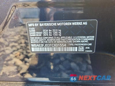 Zdjęcie 12 z 12 samochodu: 2026 BMW 540 XI VIN:WBA63FJ03TCX01554 - miniatura