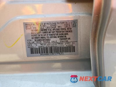 Zdjęcie 13 z 13 samochodu: 2022 NISSAN SENTRA SV VIN:3N1AB8CV3NY299651 - miniatura