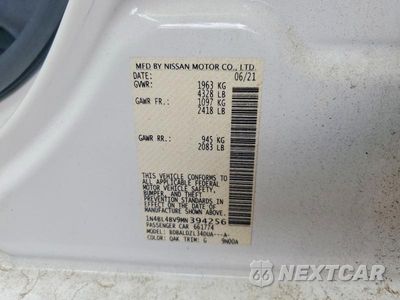 Zdjęcie 12 z 12 samochodu: 2021 NISSAN ALTIMA S VIN:1N4BL4BV9MN394256 - miniatura