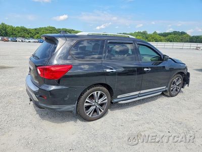 Trzecie zdjęcie samochodu z tyłu: 2019 NISSAN PATHFINDER PLATINUM VIN:5N1DR2MN8KC597064 - miniatura