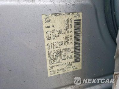 Zdjęcie 13 z 13 samochodu: 2020 NISSAN MURANO S VIN:5N1AZ2AS1LN151129 - miniatura