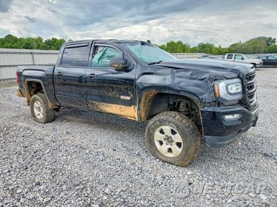 Czwarte zdjęcie samochodu z boku: 2017 GMC SIERRA K1500 SLT VIN:3GTU2NEJXHG431768 - miniatura
