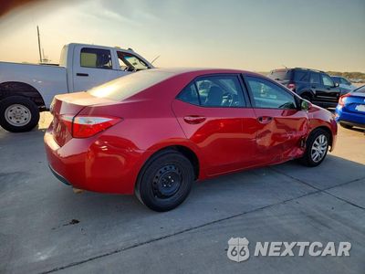 Trzecie zdjęcie samochodu z tyłu: 2016 TOYOTA COROLLA LE VIN:5YFBURHE2GP434650 - miniatura