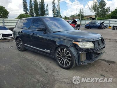 Czwarte zdjęcie samochodu z boku: 2016 LAND ROVER RANGE ROVER VIN:SALGR2VF1GA255010 - miniatura