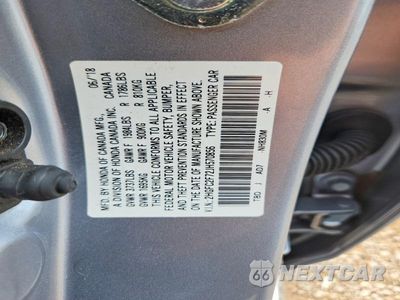 Zdjęcie 12 z 12 samochodu: 2018 HONDA CIVIC EX VIN:2HGFC2F72JH570856 - miniatura