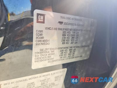 Zdjęcie 12 z 12 samochodu: 2020 CHEVROLET SILVERADO K1500 RST VIN:3GCUYEED3LG330542 - miniatura