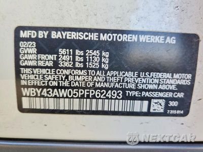 Zdjęcie 12 z 12 samochodu: 2023 BMW I4 EDRIVE 35 VIN:WBY43AW05PFP62493 - miniatura
