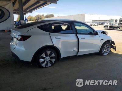 Trzecie zdjęcie samochodu z tyłu: 2021 TESLA MODEL Y VIN:5YJYGDEE9MF150254 - miniatura