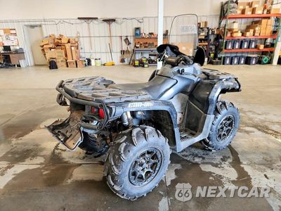 Czwarte zdjęcie samochodu z boku: 2018 CAN AM OUTLANDER ATV VIN:3JBLKAX44JJ000642 - miniatura