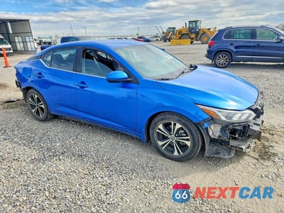 Czwarte zdjęcie samochodu z boku: 2022 NISSAN SENTRA SV VIN:3N1AB8CV0NY298411 - miniatura