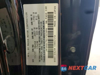 Zdjęcie 12 z 12 samochodu: 2018 MAZDA CX-3 TOURING VIN:JM1DKDC78J1323896 - miniatura