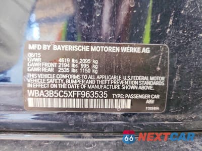 Zdjęcie 13 z 13 samochodu: 2015 BMW 328 XI SULEV VIN:WBA3B5C5XFF963535 - miniatura