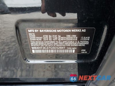 Zdjęcie 13 z 13 samochodu: 2016 BMW X1 XDRIVE28I VIN:WBXHT3C37G5E52841 - miniatura