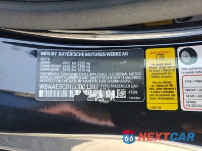 Zdjęcie 12 z 12 samochodu: 2020 BMW 840I VIN:WBAAE2C01LCD01392 - miniatura