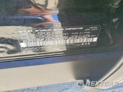Zdjęcie 13 z 13 samochodu: 2023 MITSUBISHI OUTLANDER SEL VIN:JA4T5VA99PZ054079 - miniatura
