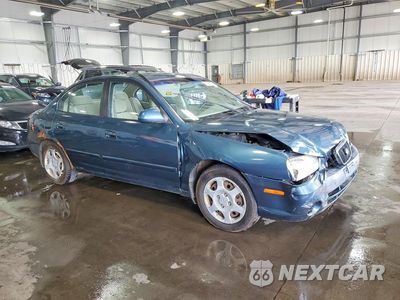 Czwarte zdjęcie samochodu z boku: 2003 HYUNDAI ELANTRA GLS VIN:KMHDN45D13U620497 - miniatura