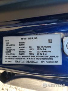 Zdjęcie 12 z 12 samochodu: 2020 TESLA MODEL 3 VIN:5YJ3E1EA3LF799333 - miniatura