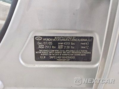 Zdjęcie 12 z 12 samochodu: 2006 HYUNDAI SONATA GLS V6 VIN:5NPEU46F66H084981 - miniatura