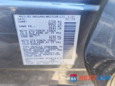 Zdjęcie 14 z 14 samochodu: 2024 INFINITI QX60 SENSORY VIN:5N1DL1GS8RC350313 - miniatura