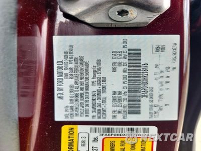 Zdjęcie 12 z 12 samochodu: 2017 FORD FUSION SE VIN:3FA6P0HDXHR218476 - miniatura