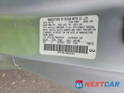 Zdjęcie 12 z 12 samochodu: 2017 INFINITI Q60 2.0T PREMIUM VIN:JN1CV7EL7HM320756 - miniatura