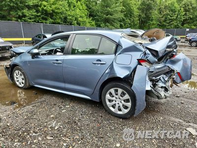 Drugie zdjęcie samochodu z przodu: 2021 TOYOTA COROLLA LE VIN:JTDEPMAE0MJ130024 - miniatura