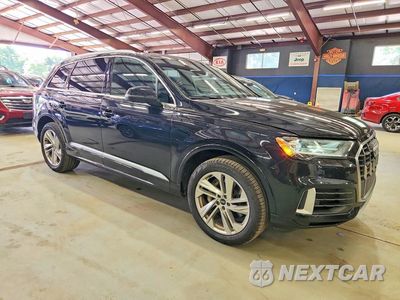Czwarte zdjęcie samochodu z boku: 2021 AUDI Q7 PREMIUM PLUS VIN:WA1LXAF75MD026685 - miniatura