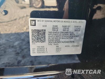 Zdjęcie 12 z 12 samochodu: 2018 CHEVROLET SILVERADO K1500 LTZ VIN:3GCUKSEC4JG637075 - miniatura