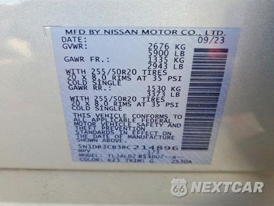 Zdjęcie 13 z 13 samochodu: 2024 NISSAN PATHFINDER SL VIN:5N1DR3CB3RC214896 - miniatura