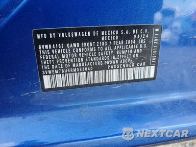 Zdjęcie 12 z 12 samochodu: 2024 VOLKSWAGEN JETTA SE VIN:3VWEM7BU4RM083040 - miniatura