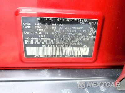 Zdjęcie 12 z 12 samochodu: 2013 SUBARU OUTBACK 2.5I LIMITED VIN:4S4BRBKC2D3206096 - miniatura