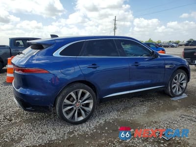 Trzecie zdjęcie samochodu z tyłu: 2021 JAGUAR F-PACE S VIN:SADCJ2EU6MA671985 - miniatura
