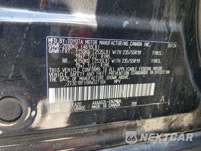 Zdjęcie 13 z 13 samochodu: 2024 TOYOTA RAV4 XLE PREMIUM VIN:2T3C1RFV9RW327104 - miniatura