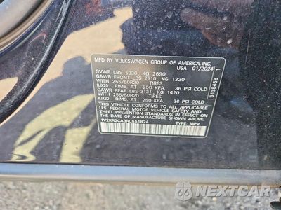 Zdjęcie 14 z 14 samochodu: 2024 VOLKSWAGEN ATLAS SE VIN:1V2KR2CA3RC551824 - miniatura