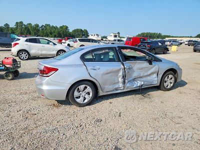 Trzecie zdjęcie samochodu z tyłu: 2013 HONDA CIVIC LX VIN:19XFB2F54DE093234 - miniatura