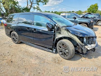 Czwarte zdjęcie samochodu z boku: 2025 HONDA ODYSSEY SPORT-L VIN:5FNRL6H75SB059715 - miniatura