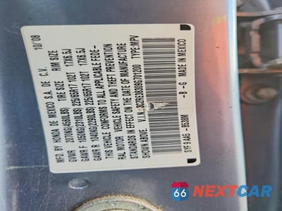 Zdjęcie 13 z 13 samochodu: 2009 HONDA CR-V LX VIN:3CZRE38309G701200 - miniatura