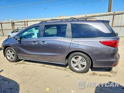 Drugie zdjęcie samochodu z przodu: 2019 HONDA ODYSSEY EXL VIN:5FNRL6H74KB055137 - miniatura