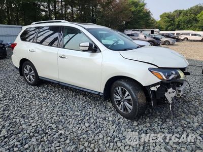 Czwarte zdjęcie samochodu z boku: 2017 NISSAN PATHFINDER SL VIN:5N1DR2MM8HC674726 - miniatura