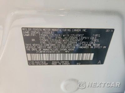 Zdjęcie 13 z 13 samochodu: 2014 TOYOTA RAV4 LE VIN:2T3BFREV4EW197239 - miniatura