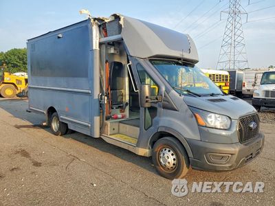 Czwarte zdjęcie samochodu z boku: 2021 FORD TRANSIT DELIVERY TRUCK VIN:1FDDF6P84MKA76941 - miniatura