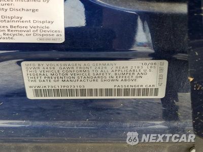 Zdjęcie 13 z 13 samochodu: 2007 VOLKSWAGEN PASSAT VIN:WVWJK73C17P073103 - miniatura