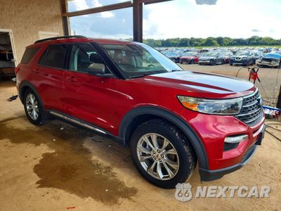 Czwarte zdjęcie samochodu z boku: 2021 FORD EXPLORER XLT VIN:1FMSK7DH6MGC10476 - miniatura