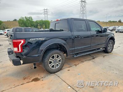 Trzecie zdjęcie samochodu z tyłu: 2016 FORD F150 SUPERCREW VIN:1FTEW1EG6GKF99677 - miniatura