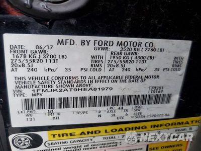 Zdjęcie 14 z 14 samochodu: 2017 FORD EXPEDITION EL LIMITED VIN:1FMJK2AT9HEA81979 - miniatura