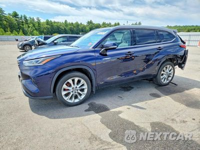 2021 TOYOTA HIGHLANDER HYBRID LIMITED 5TDXBRCH2MS064493 - główne zdjęcie licytacji z USA - miniatura