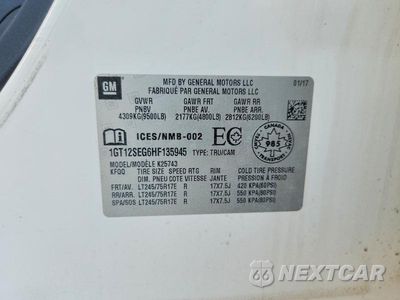 Zdjęcie 12 z 12 samochodu: 2017 GMC SIERRA K2500 SLE VIN:1GT12SEG6HF135945 - miniatura