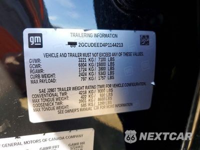 Zdjęcie 12 z 12 samochodu: 2023 CHEVROLET SILVERADO K1500 RST VIN:2GCUDEED4P1144213 - miniatura