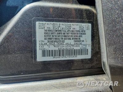Zdjęcie 12 z 12 samochodu: 2018 NISSAN SENTRA S VIN:3N1AB7AP8JY251832 - miniatura